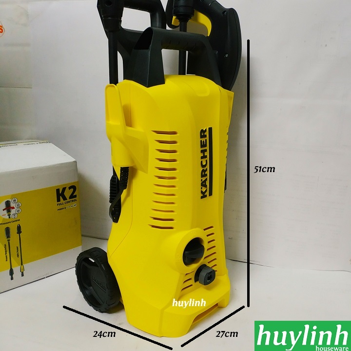 máy phun xịt rửa karcher k2 full control car kích thước