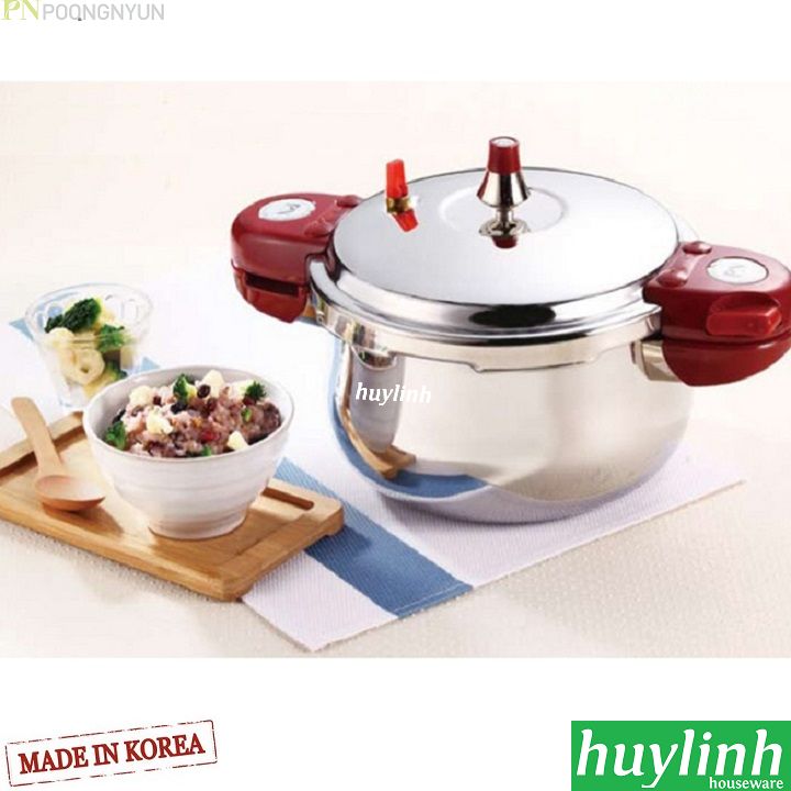 Nồi áp suất Inox đáy từ PoongNyun BTPC(IH)-20C - 3.5 lít - made in Hàn Quốc 2