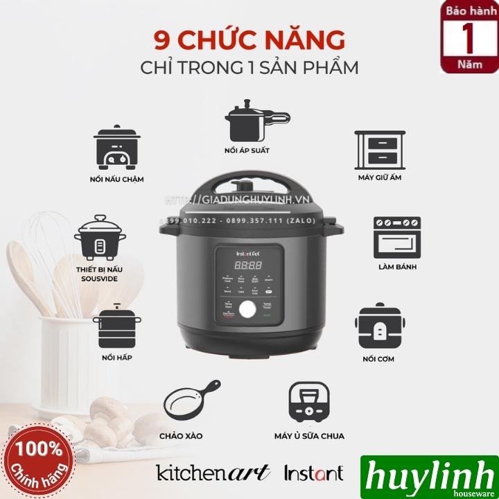 Nồi áp suất điện tử đa năng Instant POT ESSENTIAL 60 - 9-in-1 - 5.7 lít 4