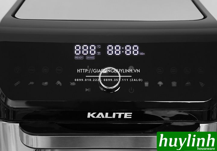 Nồi chiên không dầu Kalite KL-1200 - 12 lít - Tặng kẹp gắp + Bình xịt dầu 5