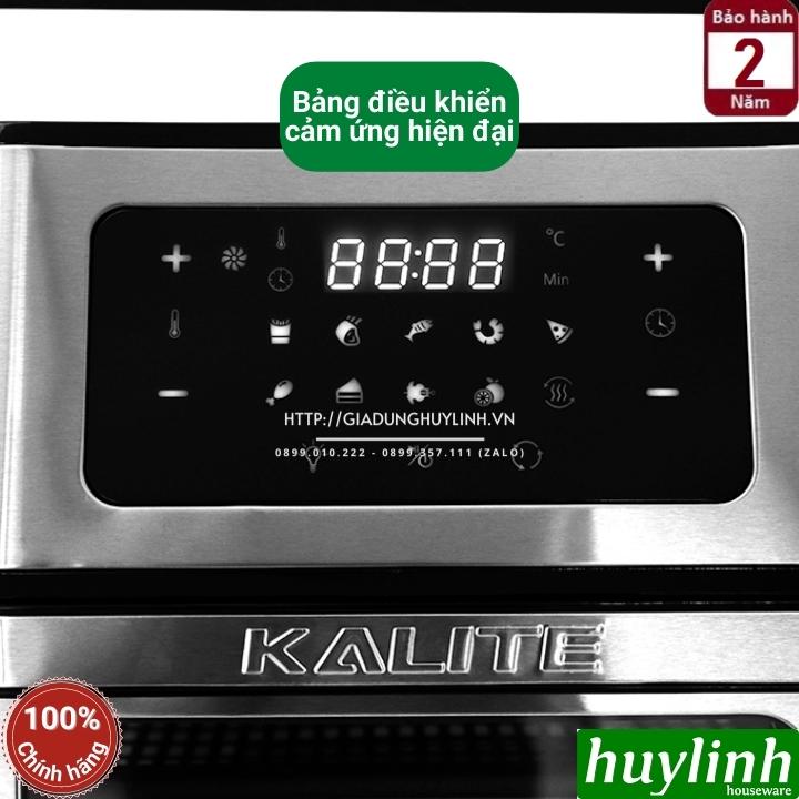 Nồi chiên không dầu điện tử Kalite KL-Q10 - 10 lít - Tặng bao tay + chổi quét 3