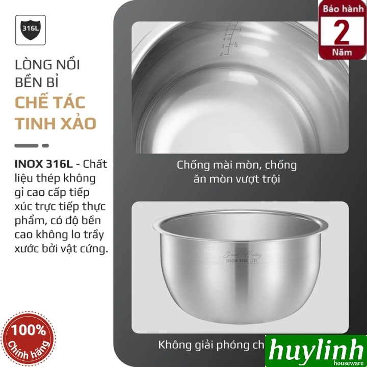 Nồi cơm điện cao tần Olivo RC-800IH 2