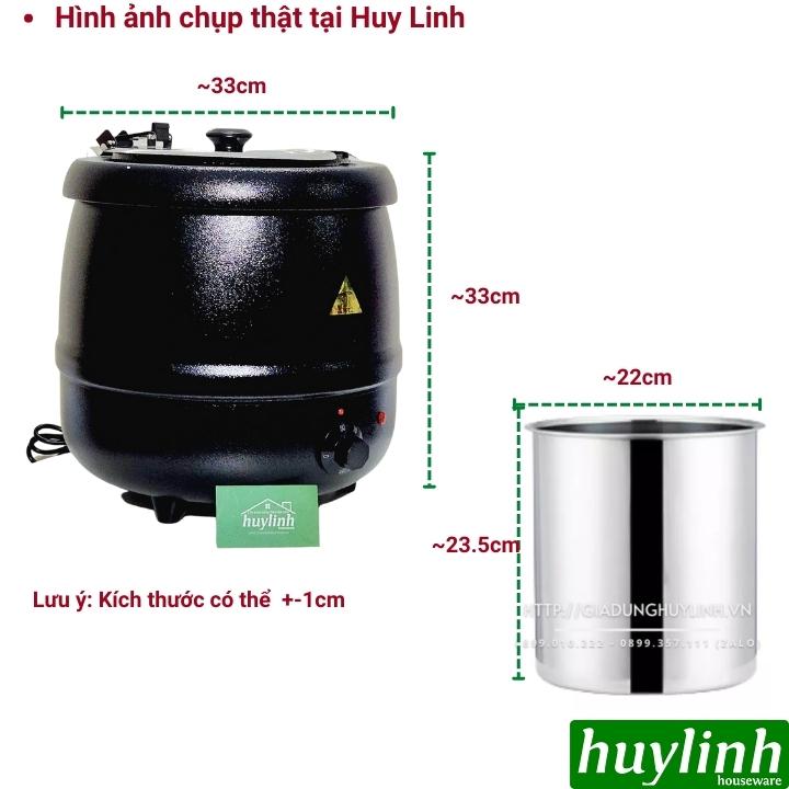 Nồi ủ ấm trân châu 10 lít [Vỏ nhựa - Vỏ gang] 3