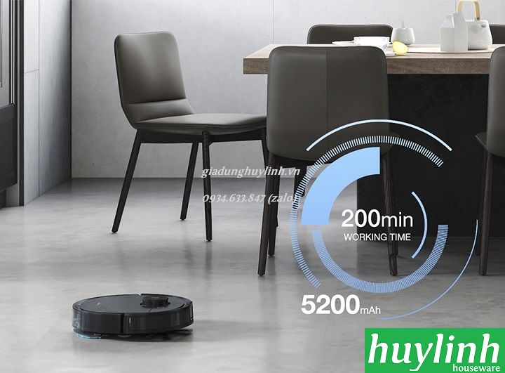 Robot hút bụi lau nhà Ecovacs Deebot OZMO T8 AIVI 3