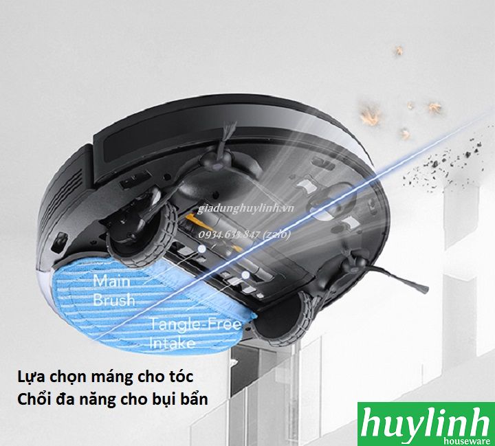 Robot hút bụi lau nhà Ecovacs Deebot OZMO T8 AIVI 8