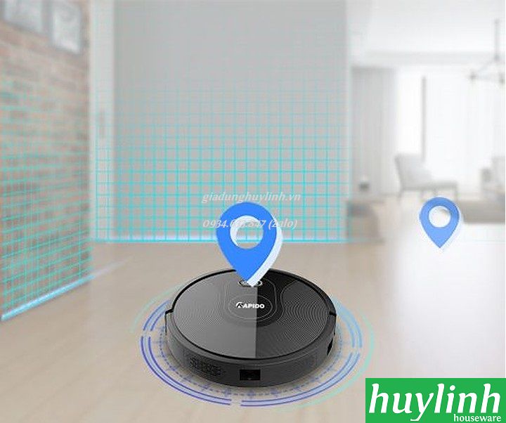 Robot hút bụi lau nhà Rapido RR5 - 2500pa 8