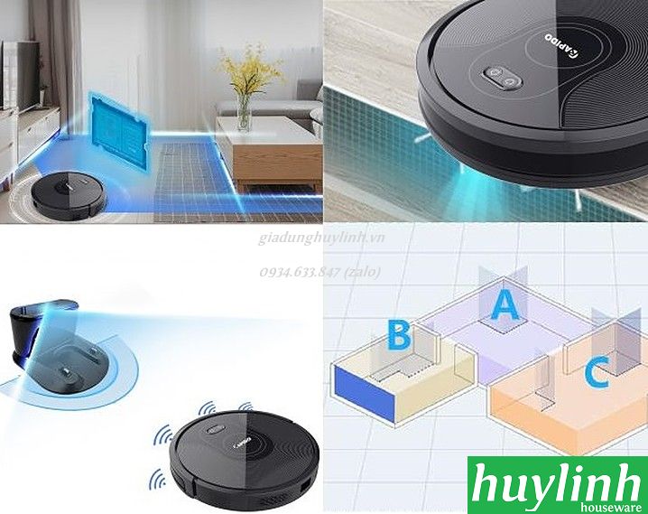 Robot hút bụi lau nhà Rapido RR5 - 2500pa 4