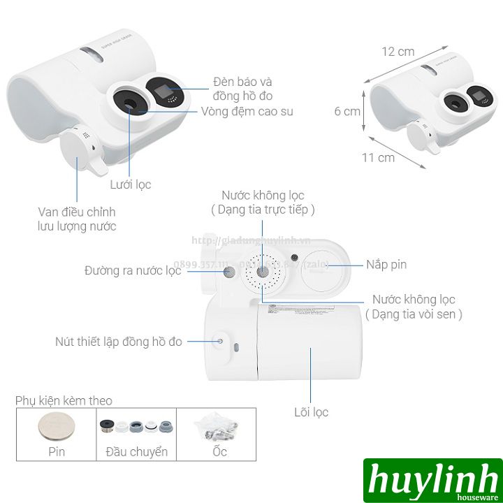 Thiết bị máy lọc nước tại vòi Mitsubishi Cleansui ESP801E / EF102 2