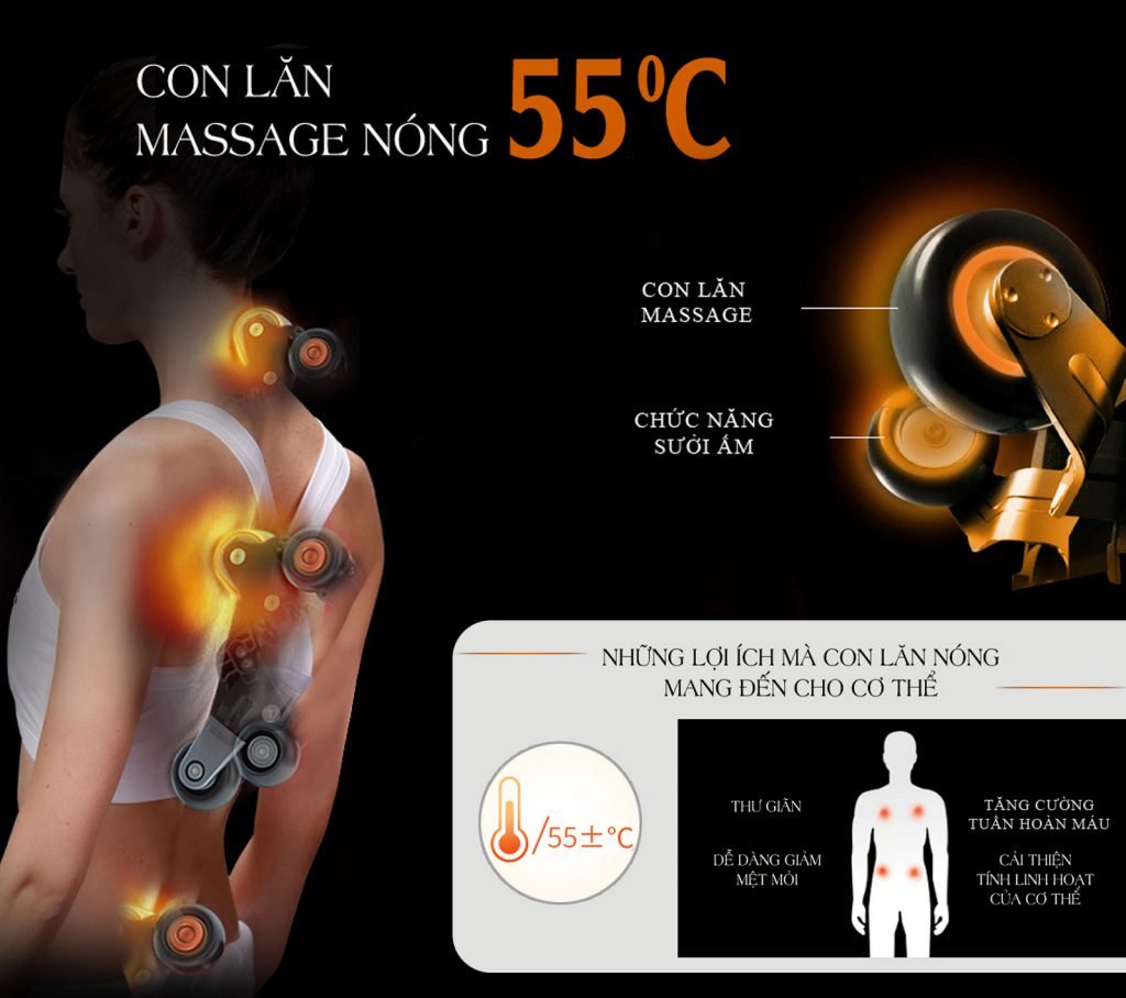 Ghế massage toàn thân cao cấp Tonishima JS990