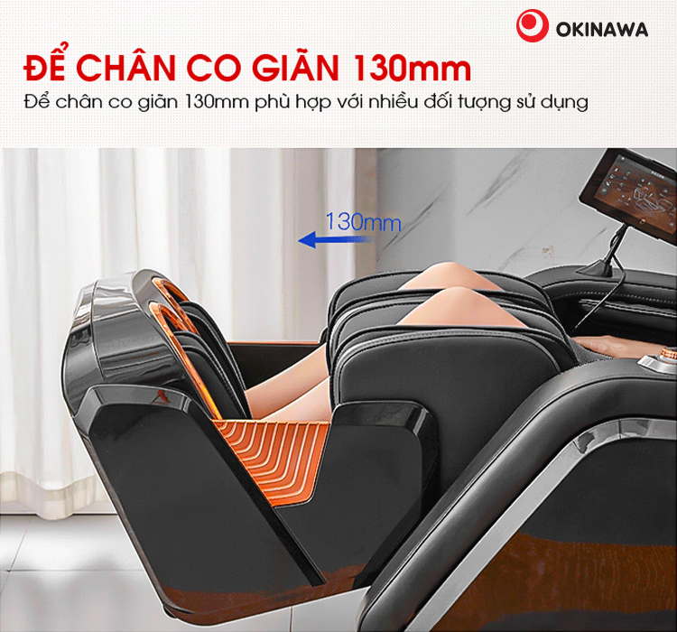 GHẾ MASSAGE OKINAWA LEGACY S-801 CHÍNH HÃNG