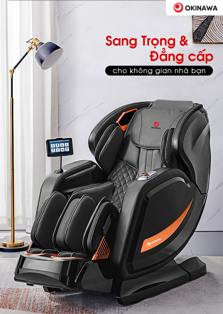 GHẾ MASSAGE OKINAWA LEGACY S-801 CHÍNH HÃNG