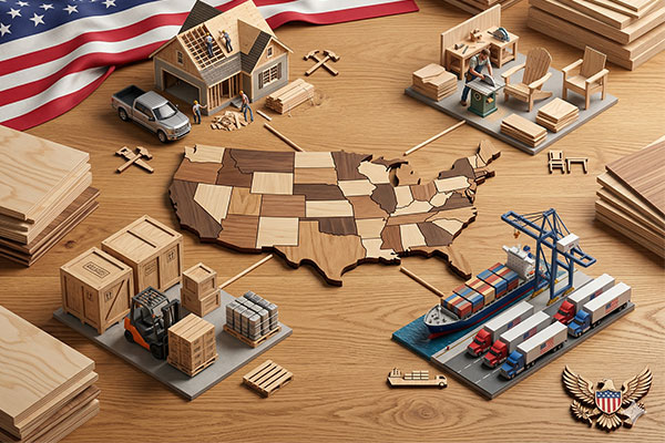 Plywood exports to the USA
