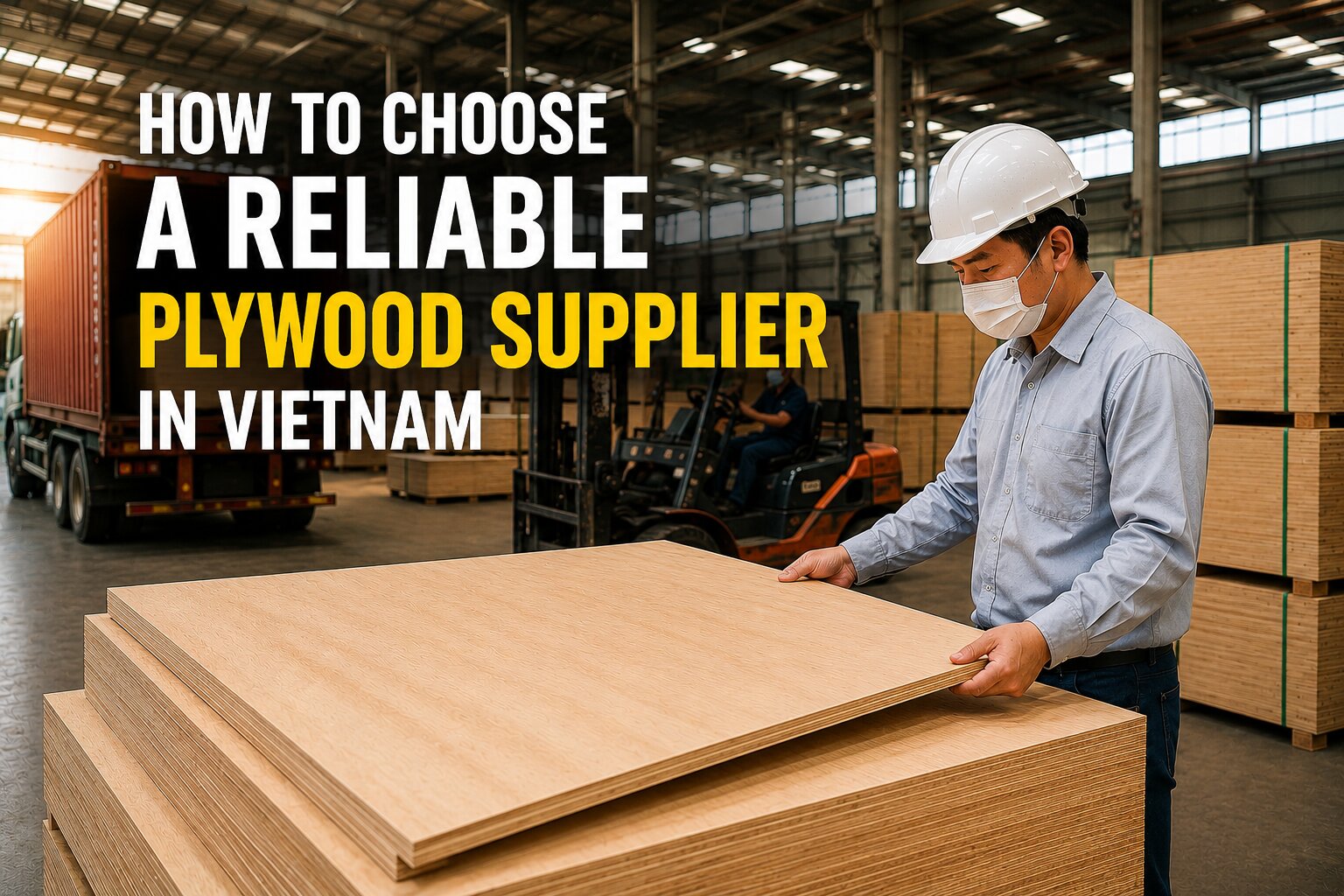 How to Choose a Reliable Plywood Supplier in Vietnam