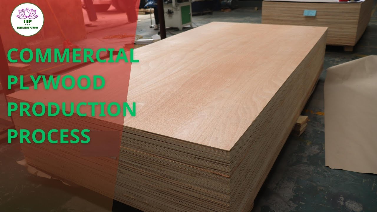 Commercial Plywood Production Process