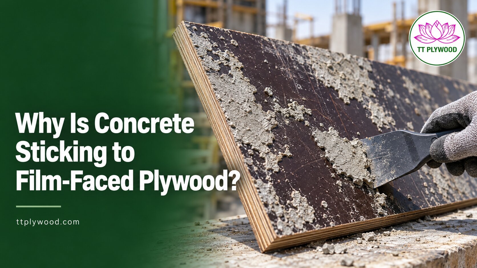 Why Is Concrete Sticking to Film-Faced Plywood?