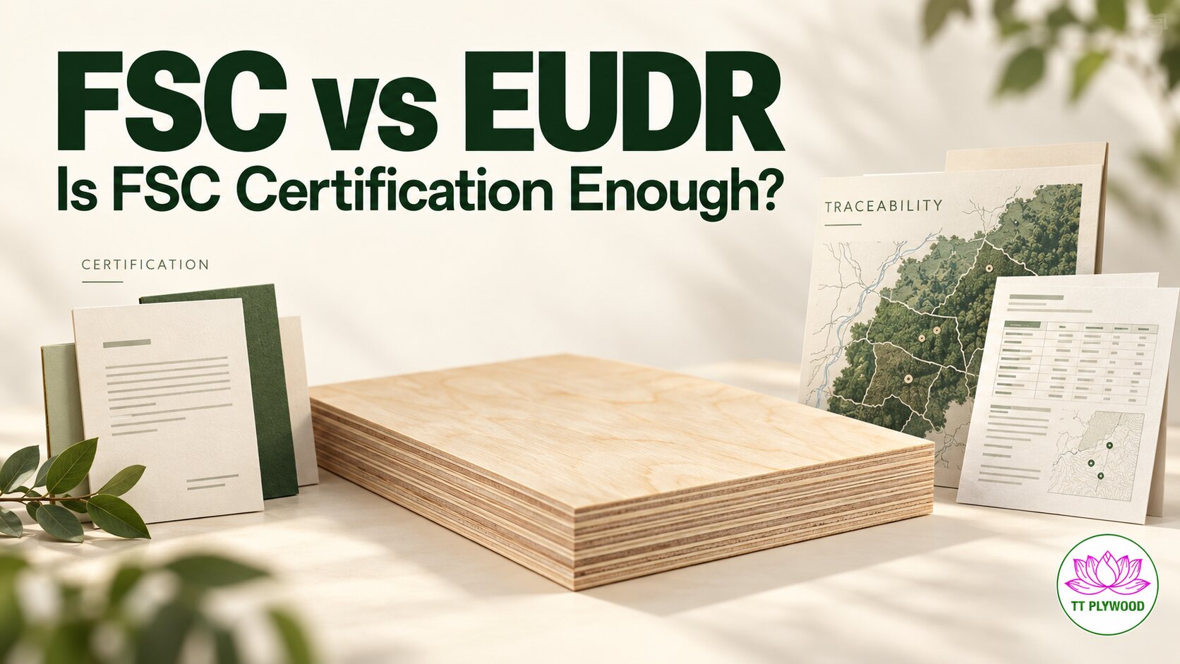 FSC vs EUDR: Is FSC-Certified Plywood Enough for EU Compliance?