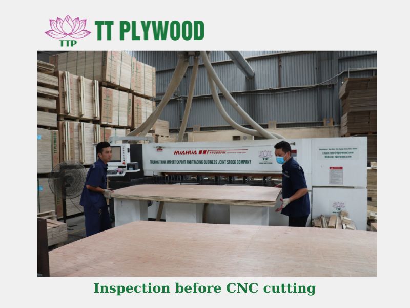 Inspection before CNC cutting