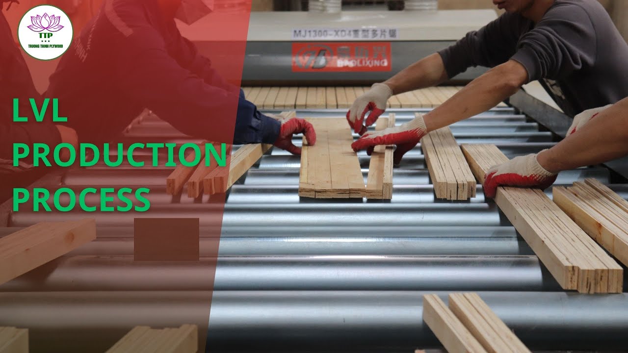 LVL Production Process | Laminated Veneer Lumber Manufacturing