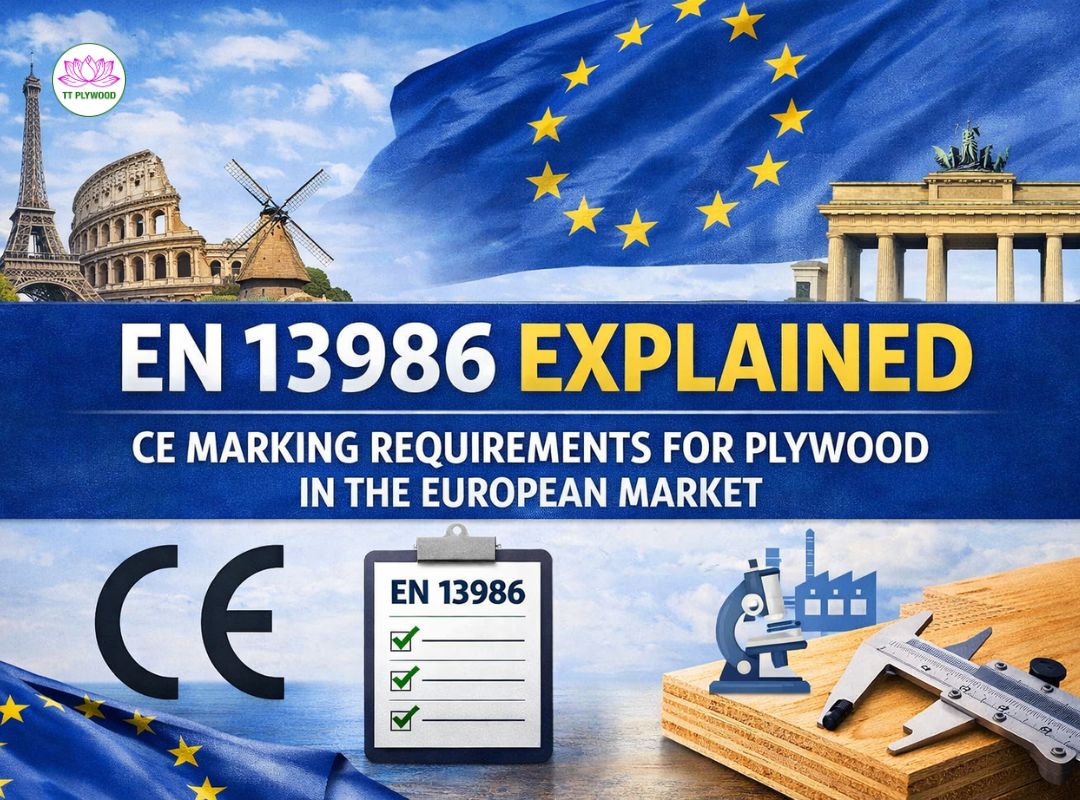 EN 13986 Explained: CE Marking Requirements for Plywood in the European Market
