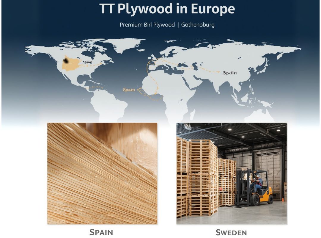 TT Plywood Breaks Into Europe with New Shipments to Spain and Sweden