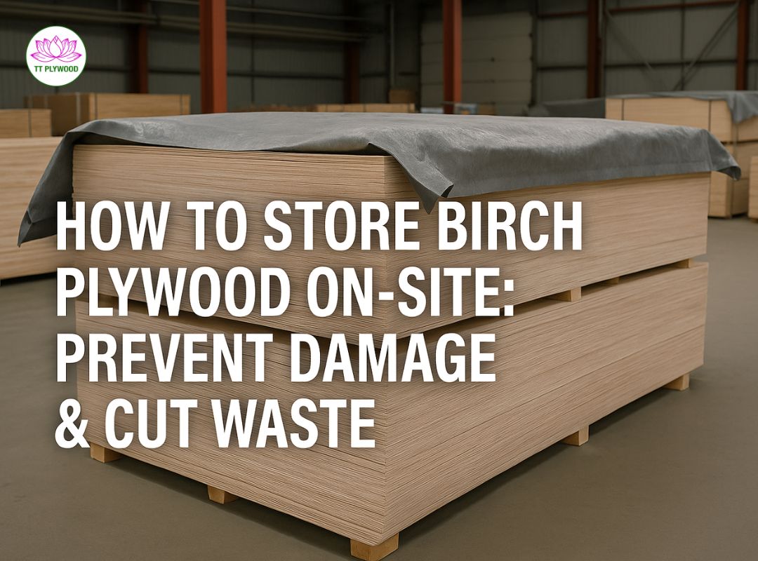 How to Store Birch Plywood On-Site: Prevent Damage & Cut Waste