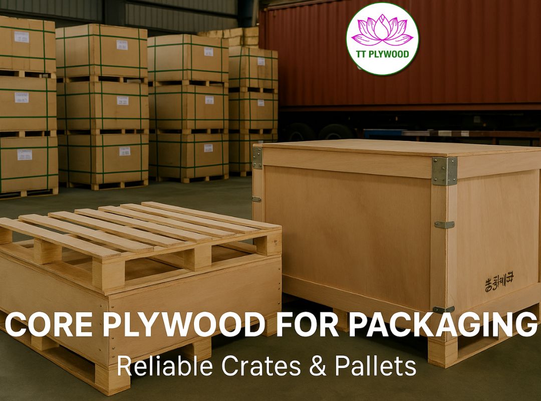Core Plywood for Packaging: Reliable Crates and Pallets