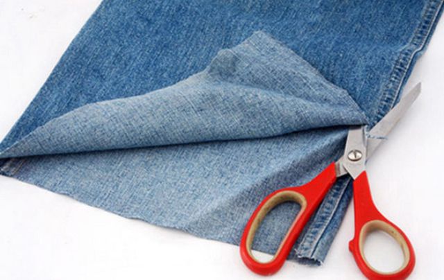 Đo miếng vải sao cho vừa vặn với chiếc quần