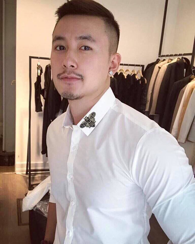 Áo sơ mi họa tiết bướm nam 4