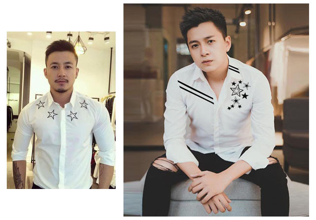 Áo sơ mi họa tiết ngôi sao nam 1