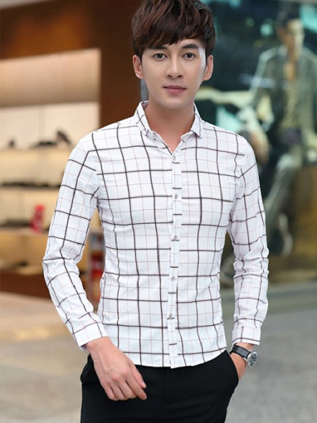 Áo sơ mi nam sọc ngang