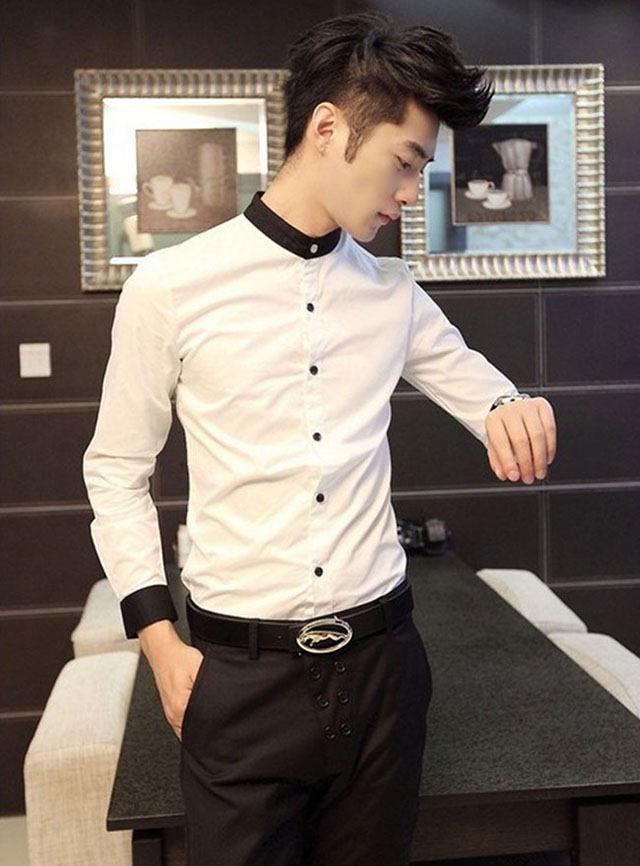 Chọn áo sơ mi cho người gầy