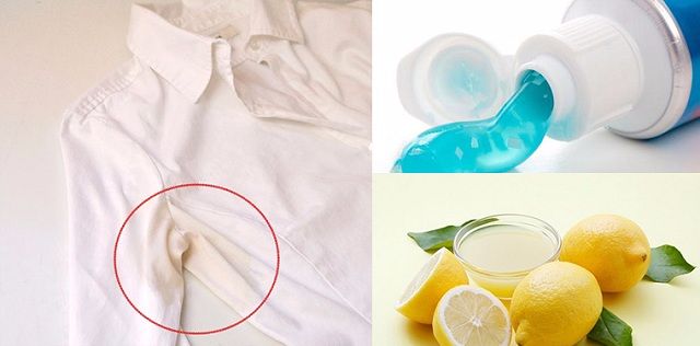 Cách tẩy trắng quần áo bằng kem đánh răng