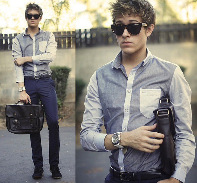 Đàn ông gầy nên chọn quần áo có phom cứng cáp