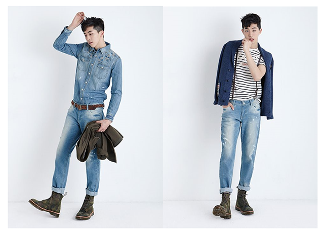 Mặc đẹp cho nam gầy với chất liệu khỏe khoắn