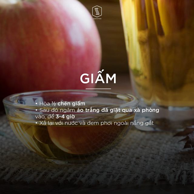 Tẩy trắng quần áo bằng giấm an toàn