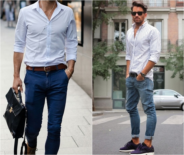 Xắn gấu quần jeans nam đẹp 6