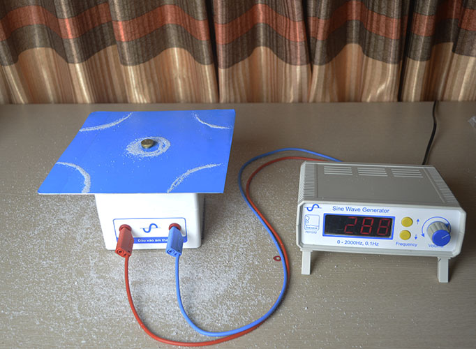 Cymatic - Đĩa Chladni - Sóng âm trên mặt phẳng