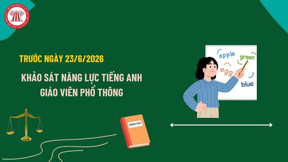 Giáo viên sẽ được khảo sát năng lực tiếng Anh trước ngày 23/6