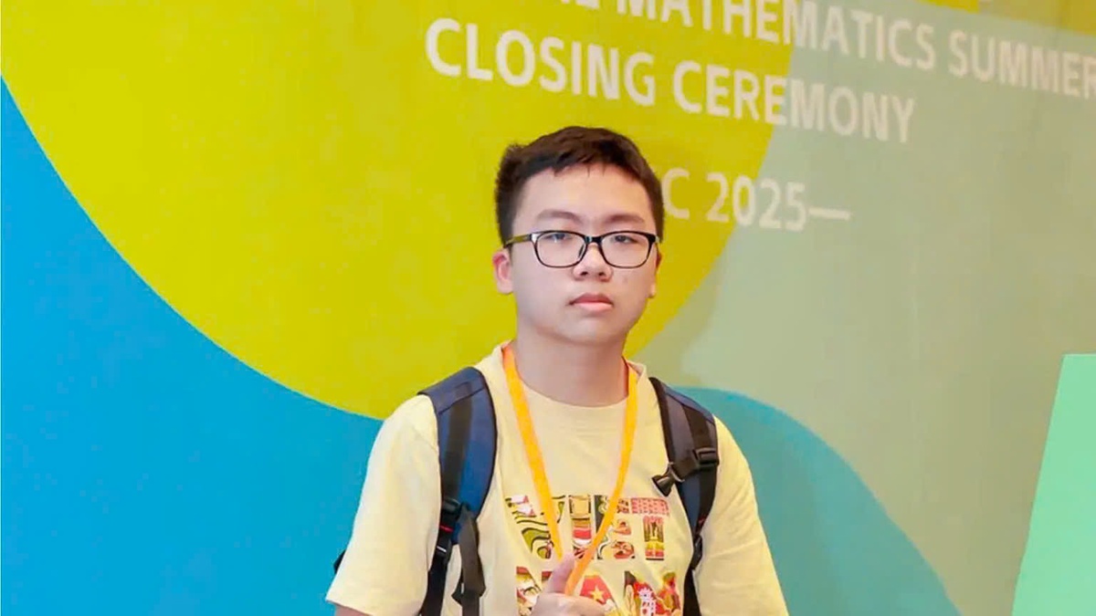 Trở lại Olympic Toán học châu Á - Thái Bình Dương sau 25 năm, Việt Nam giành 1 Huy chương Vàng