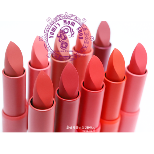 Son Thỏi Lì Clio Chiffon Mood Soft-Matte Blur Effect On Lips - 07 Raspberry  Chiffon Souffle