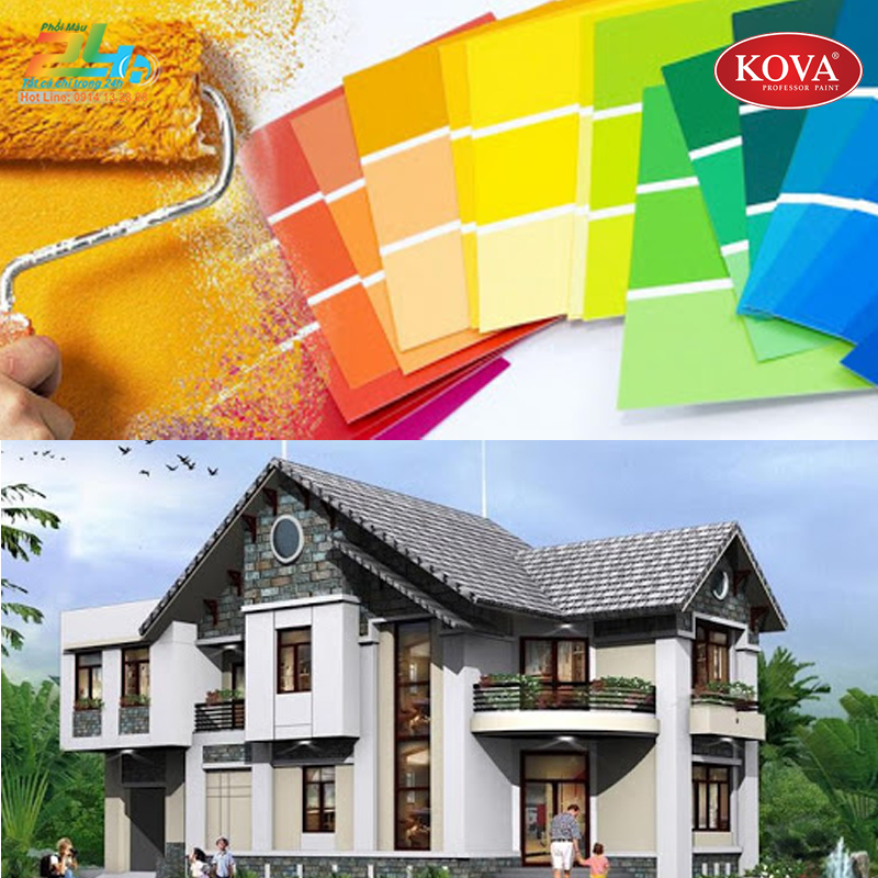 Phối màu sơn Kova để tạo ra những màu sắc độc đáo và đẹp mắt cho công trình nhà bạn. Xem hình ảnh liên kết để hiểu thêm về bảng màu sơn Kova và cách phối màu để tạo ra sự khác biệt cho công trình của bạn.