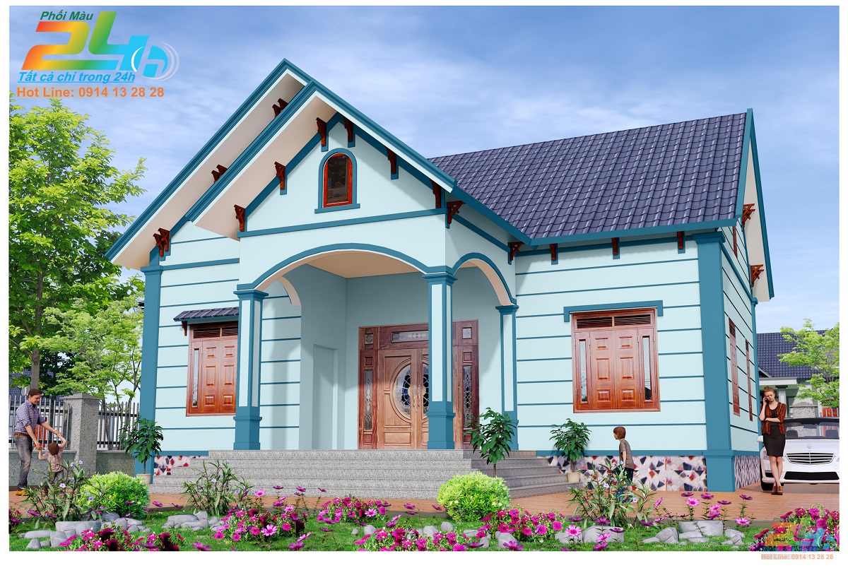 phối màu 3d