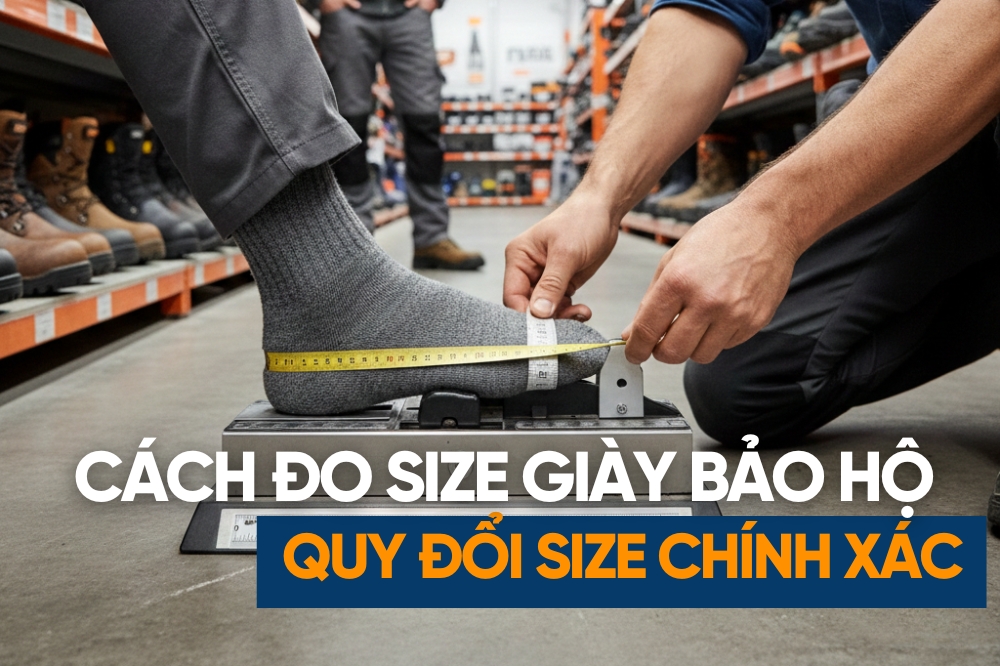 Cách Chọn Size Giày Bảo Hộ Và Xem Bảng Quy Đổi Size Chuẩn