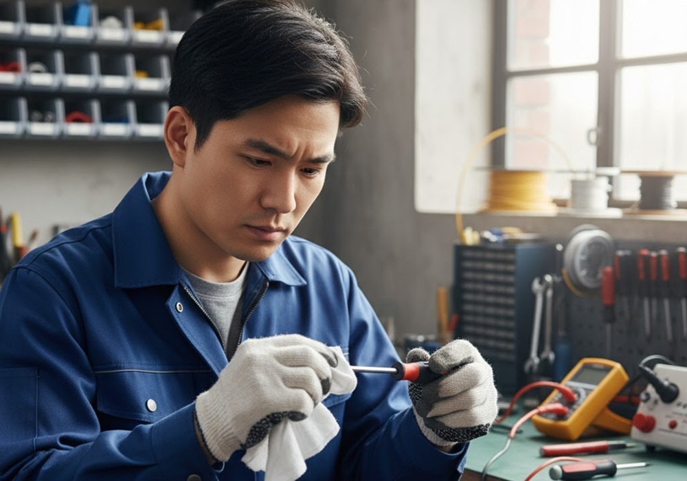 Lâu chùi bảo quản tua vít 