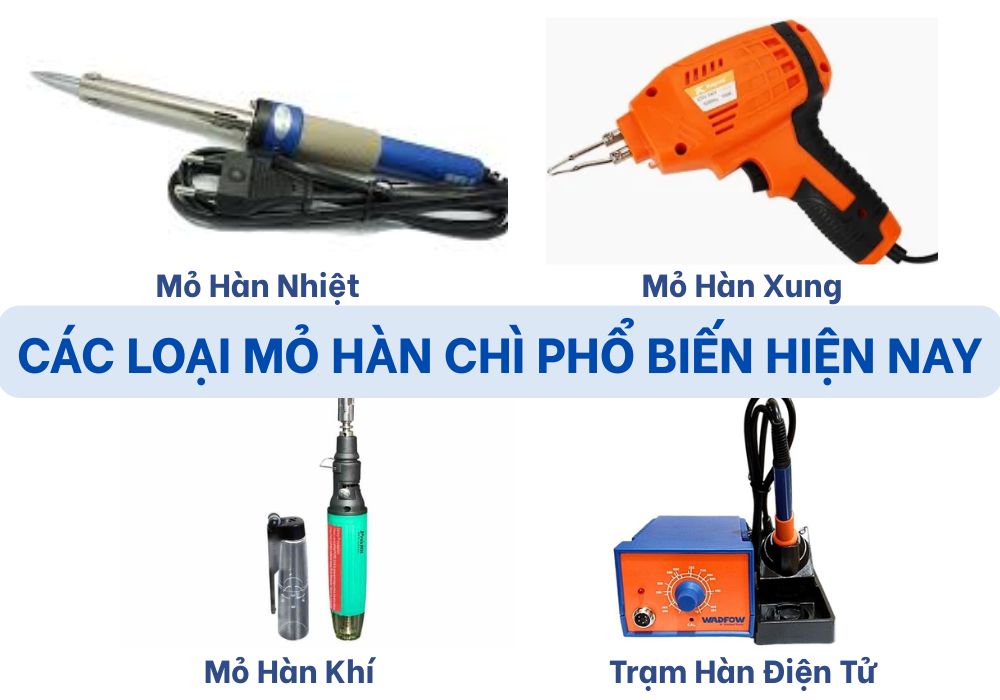 các loại mỏ hàn chì
