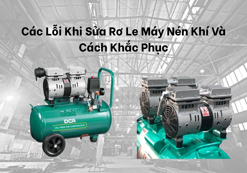 Các lỗi thường gặp khi sửa rơ le máy nén khí