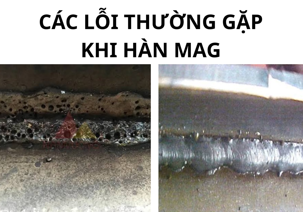 các lỗi thường gặp khi hàn MAG