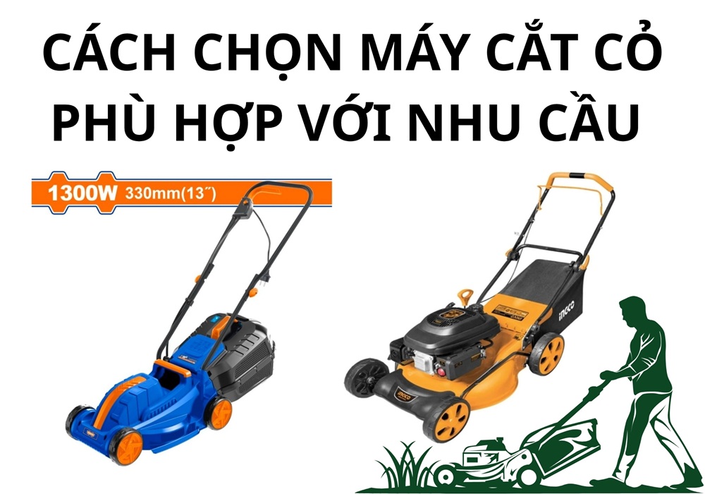 cách chọn máy cắt cỏ