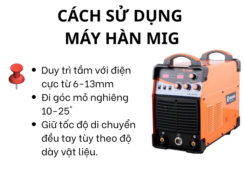 Cách Sử Dụng Máy Hàn MIG an toàn