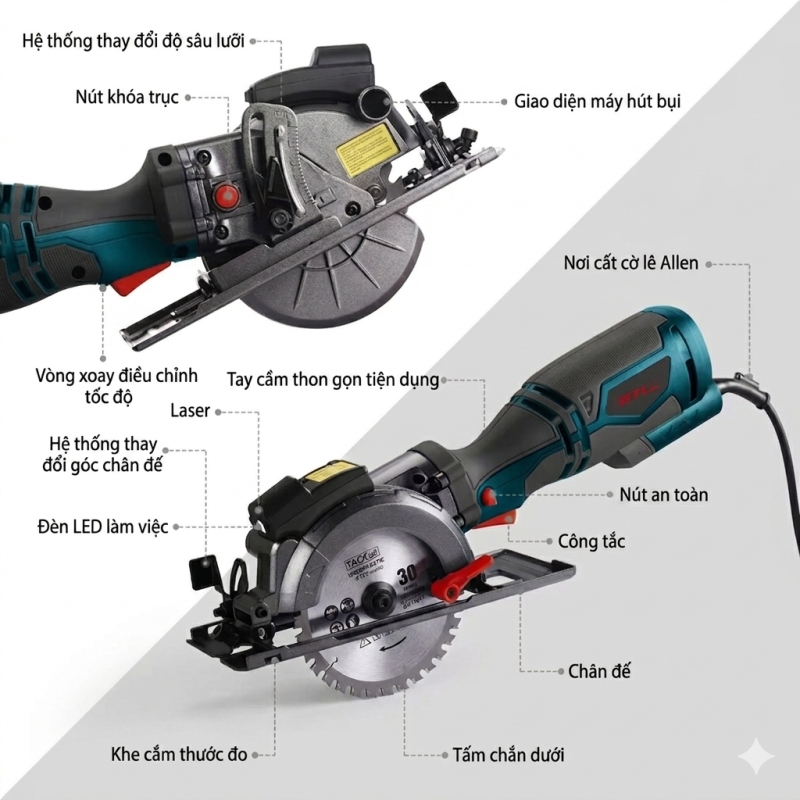 Cấu tạo cơ bản của máy cắt